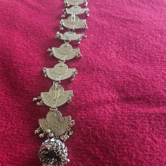 Long Hair Kundan Hair Braided Pin Accessories Brooch Bridal - Picture 5 of 5